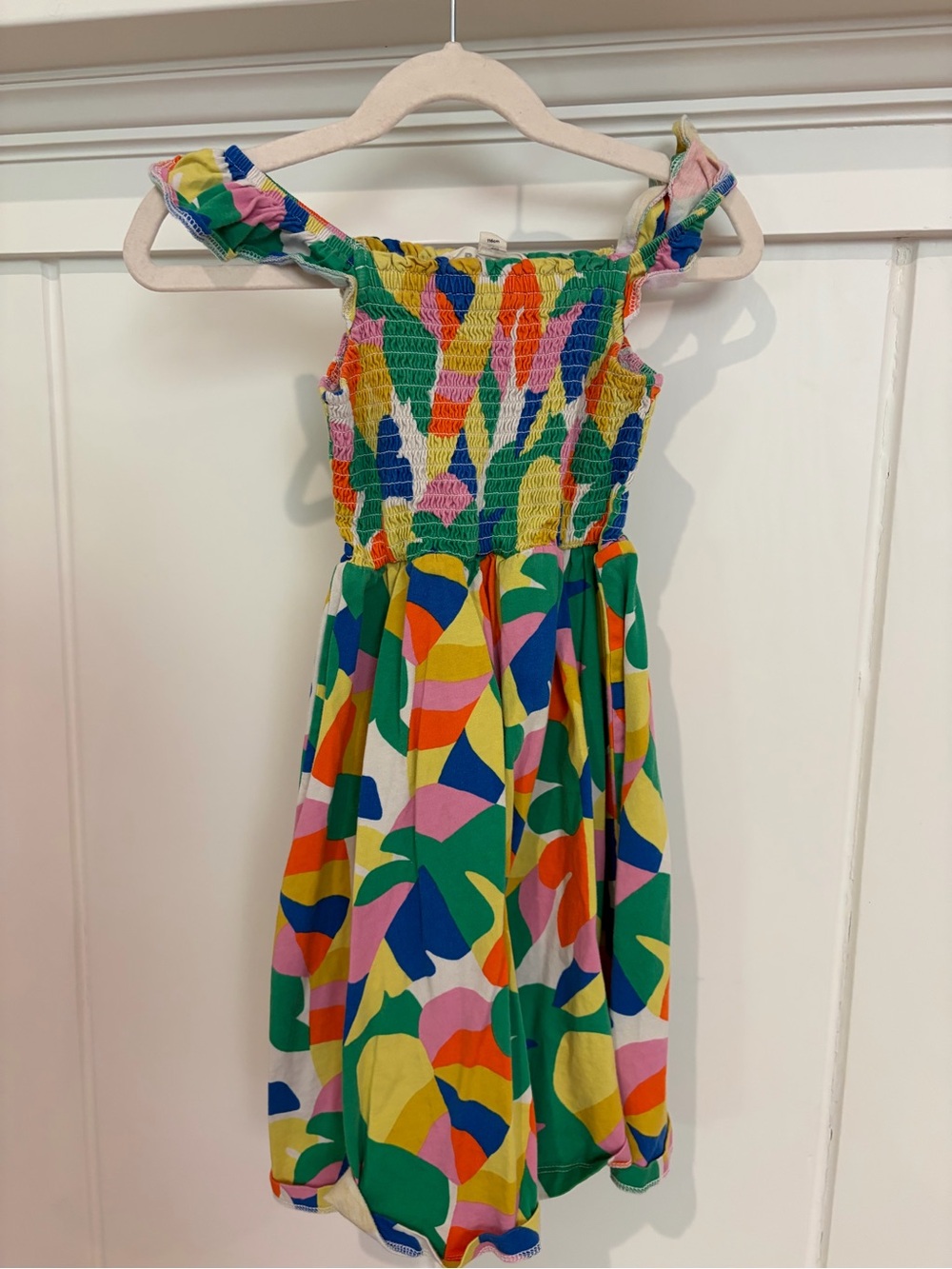 Boden Girls' Multicolor Smocked Sundress